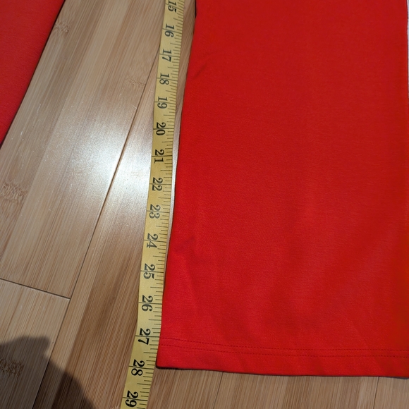 Scotch & Soda Bold Red Joggers with Tan Stripes - Picture 12 of 13